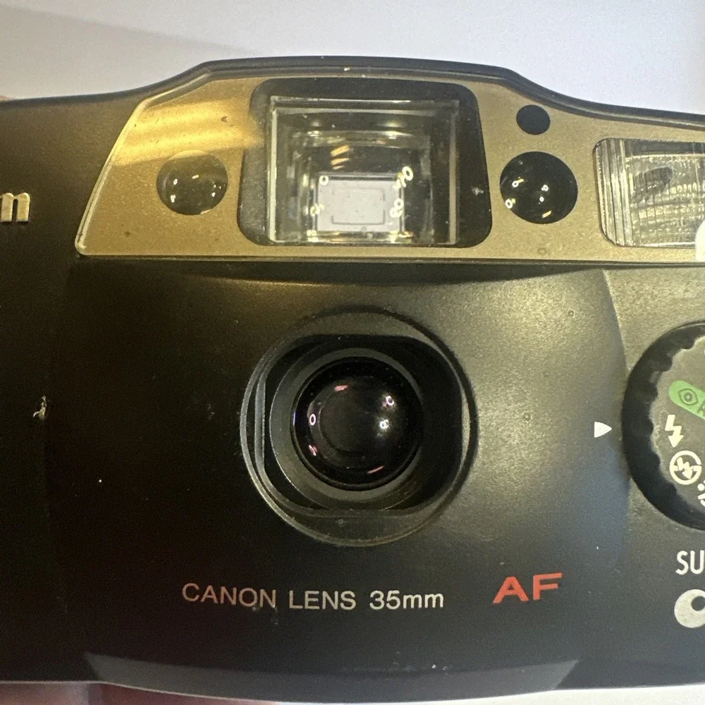 Canon Sure Shot Owl Point & Shoot 35mm Film Camera Parts Only As-Is